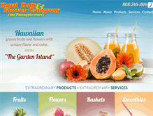 Tablet Screenshot of kauaifruit.com